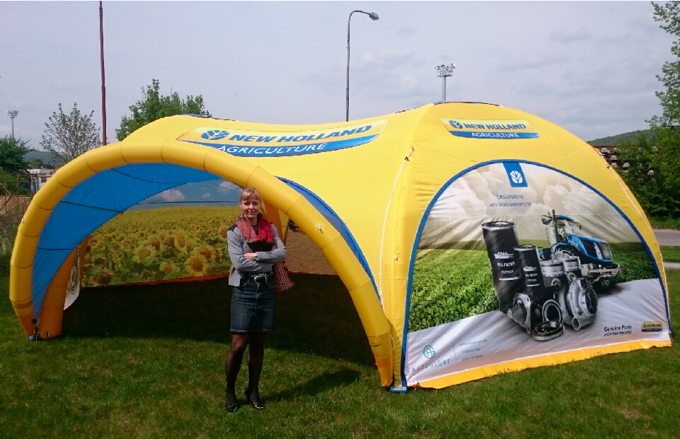 Hexa NEW HOLLAND event tent AXION4EVENT